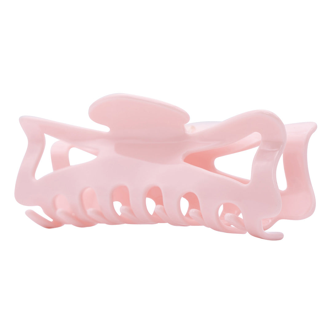 XL BOW CLIP BABY PINK