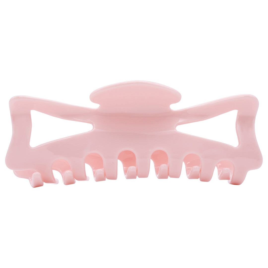 XL BOW CLIP BABY PINK